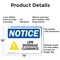 Signmission Low Overhead Clearance, 14 in W x Rectangle, Aluminum OS-2PACK-NS-A-1014-L-14066 - alternate 3